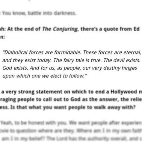 The Conjuring Quotes. QuotesGram