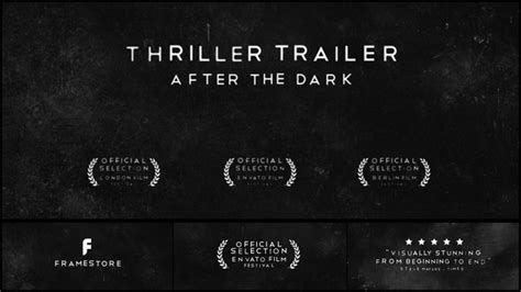 VIDEOHIVE DRAMA | THRILLER - MOVIE TRAILER - Free After Effects ...