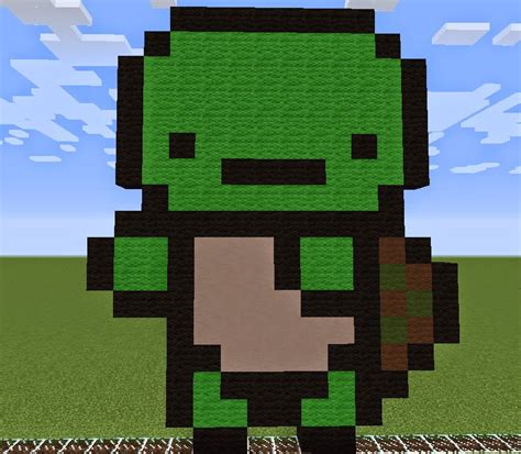 Risha's Minecraft Blog: Mr. Turtle ~ Pixel Art