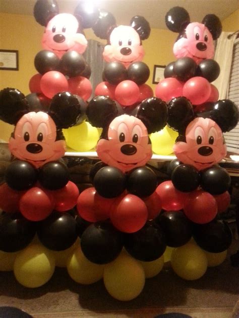 Mickey Mouse balloon arrangements | Mickey mouse balloons, Balloon ...