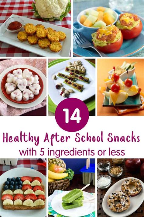 14 Healthy After School Snacks Under 5 Ingredients | Produce for Kids