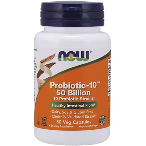 Now Foods Probiotic-10 50 Billion | NUTRABAY™