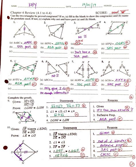 Cpctc Proofs Worksheet With Answers — db-excel.com