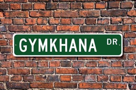 Gymkhana Gymkhana Sign Gymkhana Fan Gymkhana Participant - Etsy