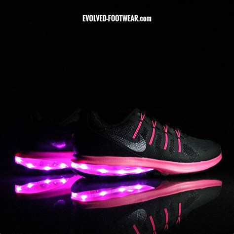 Nike Air Max Dynasty retrofitted with our PINK LEDs! #nike #lightupshoes Light Up Shoes, Best ...