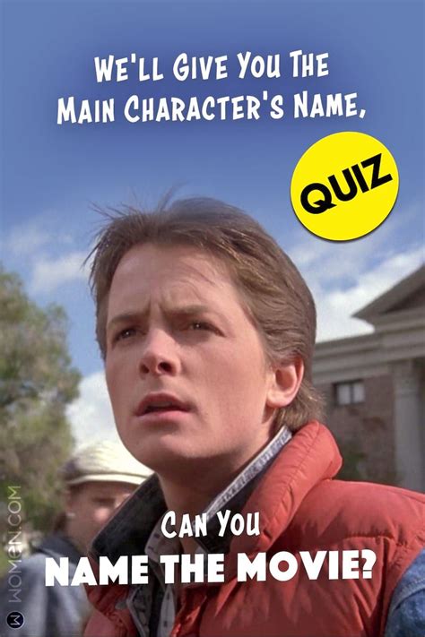 Quiz: We'll Give You The Main Character's Name, Can You Name The Movie ...