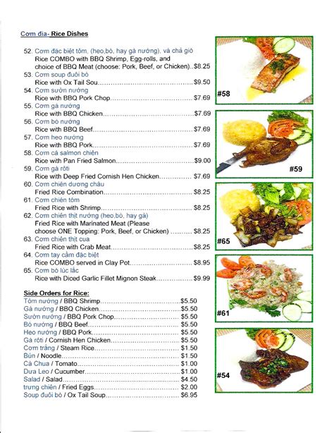 Menu - Royal Garden: Banquet and Vietnamese-Chinese Restaurant