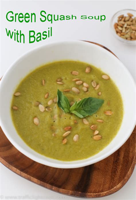 Green Squash Soup with Basil