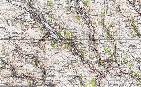 Historic Ordnance Survey Map of Mountain Ash, 1947