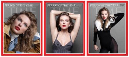 Taylor Swift criticizes the music industry while being recognized as Time magazine's person of ...