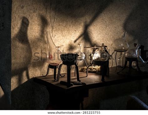 Ancient Alchemists Lab Instruments Equipment Stock Photo (Edit Now ...