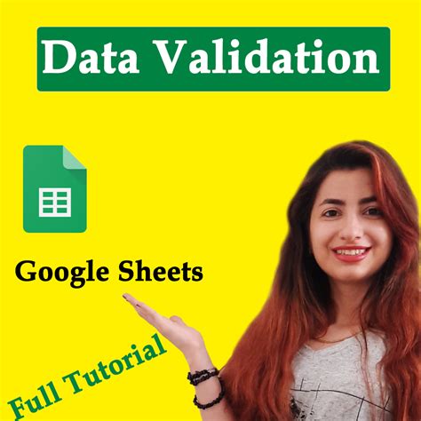 Data validation in Google Sheets [Full tutorial] - Spreadsheets Facts