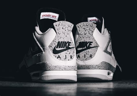 The Air Jordan 4 "White/Cement" With Nike Air Releases Tomorrow ...