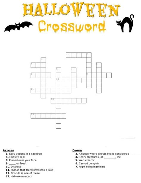 Halloween Printable Puzzles - Printable Word Searches