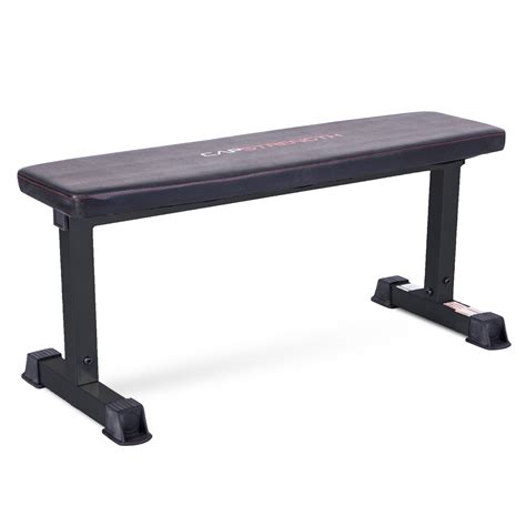 CAP Strength Flat Utility Weight Bench (600 lb Weight Capacity), Black - Walmart.com