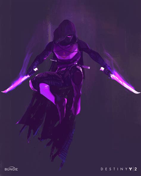 ArtStation - Destiny 2 Forsaken - Hunter Subclass Illustration, Tyler Bartley | Destiny game ...