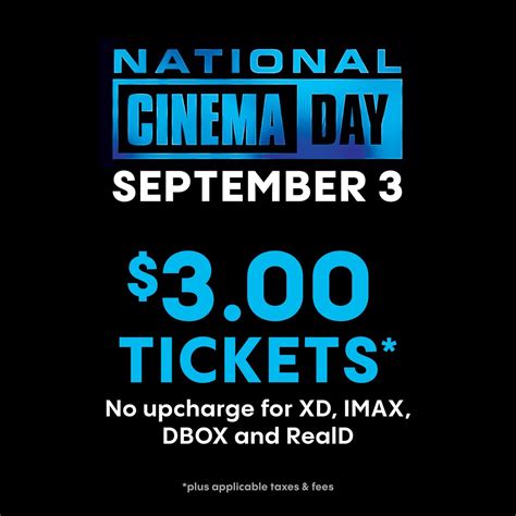 Cinemark Theatres on Twitter: "Join us THIS Saturday, 9/3 for National ...