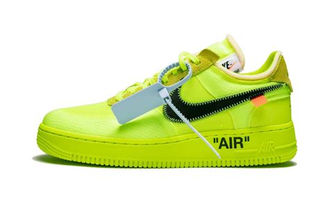 Nike The 10: Air Force 1 Low 'off-white Volt' Shoes - Size 4 in Yellow for Men - Save 18% - Lyst