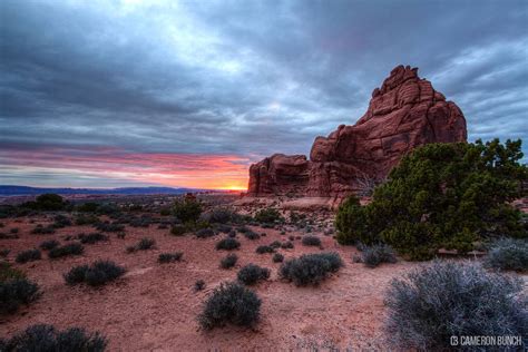 Sunset in Arches – Cameron Bunch Photography