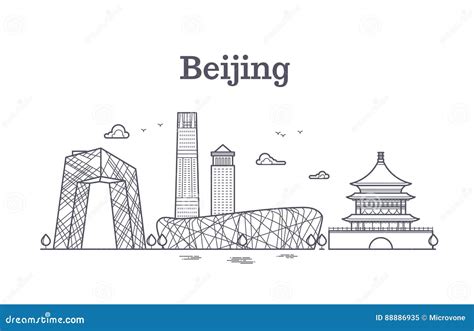 Beijing Skyline Stock Illustrations – 1,383 Beijing Skyline Stock Illustrations, Vectors ...