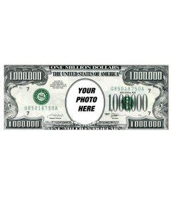 Million Dollar Bill Template Printable