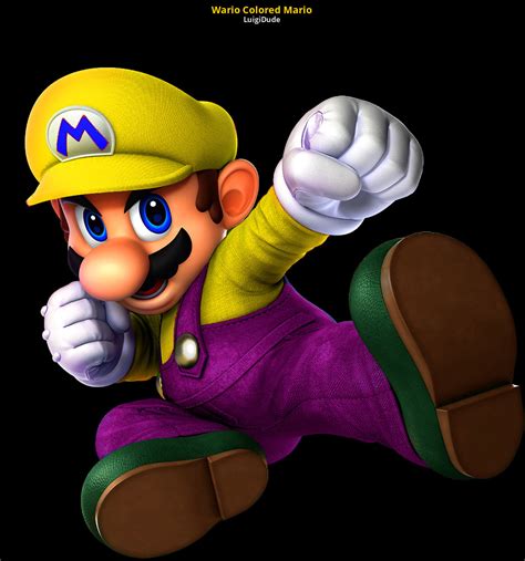 Wario Colored Mario [Super Smash Bros. Ultimate] [Mods]