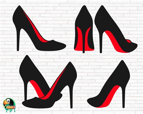 Red High Heel Shoes SVG Red Heels Svg Red Bottom Shoes Svg - Etsy Canada