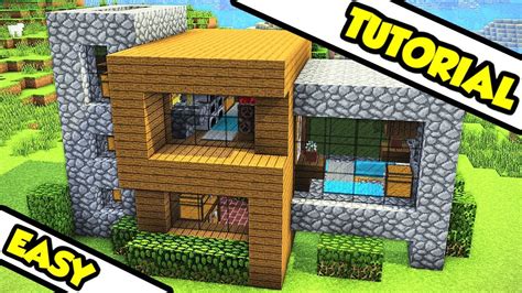 Simple Survival House Minecraft Tutorial