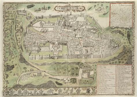 Monk's Map of Ancient Jerusalem