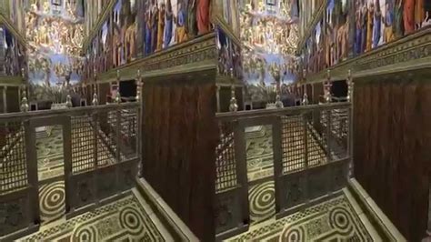 Sistine Chapel Virtual Tour 3D - YouTube