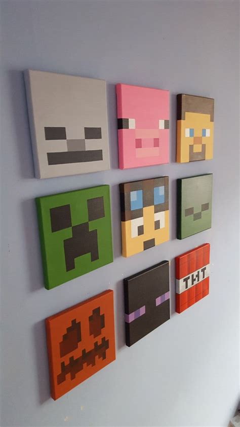 15 Best Ideas Minecraft Wall Art Uk