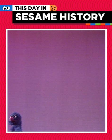 This Day in Sesame History - Grover Near Far | Grover's "Near and Far" skit aired 49 years ago ...