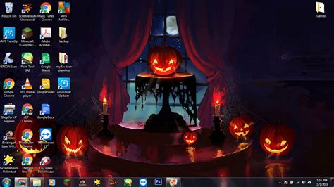 Windows 7 Desktop: Pumpkins in Halloween by JCP-JohnCarlo on DeviantArt