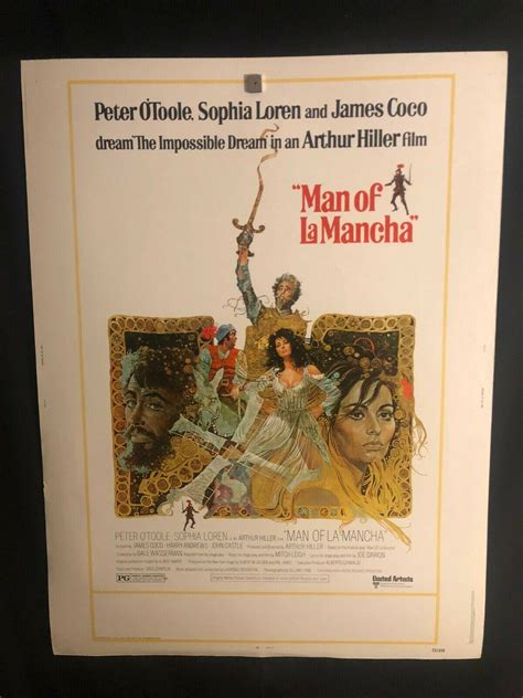 Man Of La Mancha 1972 30x40 Movie Poster Sophia Loren, Peter O'Toole ...