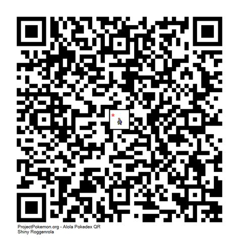 524 - Shiny Roggenrola.png - Generation 7 - QR Codes - Project Pokemon Forums