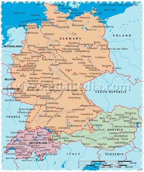 I'd love to go to Austria, Switzerland and back to Germany some day! | Germany map, Austria map ...