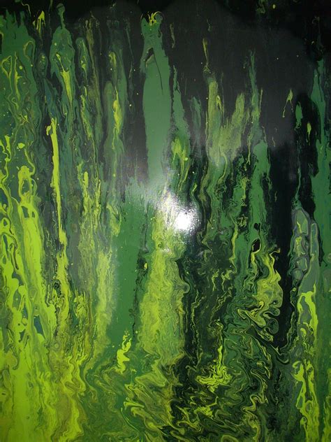 abstract art, painting, green and black | Painting, Abstract art, Abstract