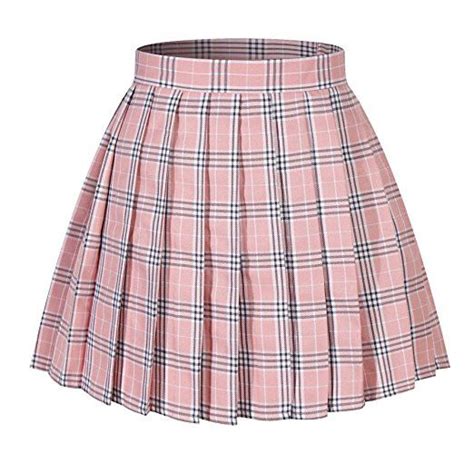 Plaid Skirt (in Light Pink and Black) ☆ | Pink pleated skirt, Fashion ...