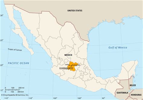 Map Of Mexico Guanajuato - Chlo Melesa