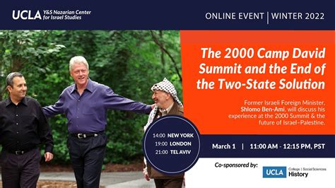 The 2000 Camp David Summit and the End of the Two-State Solution - YouTube