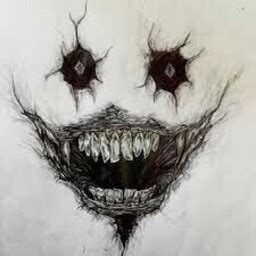 scary face art | Scary drawings, Creepy art, Dark art drawings