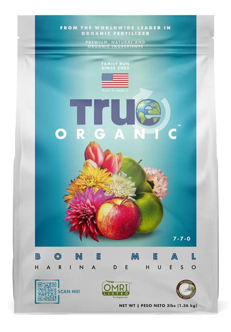 True Organic: Premium Bone Meal Plant Food for Backyard Gardening