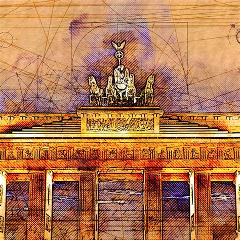 Brandenburg Gate Canvas Print Brandenburg Gate Wall Art - Etsy