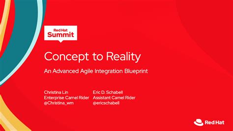 Eric D. Schabell: Red Hat Summit 2020 - Concept to Reality: An Advanced Agile Integration ...