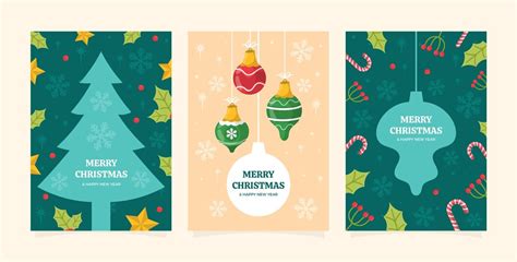 Free Vector | Flat christmas party ticket template