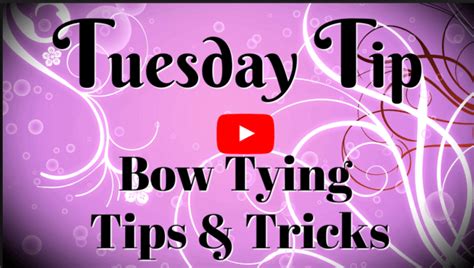 Helpful Bow Tying Tips and Tricks + A FREE Download