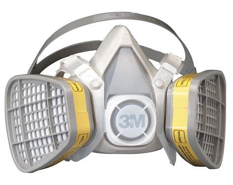 3M, 5000, 2 Cartridges Included, Half Mask Respirator Kit - 5T567|5103 ...