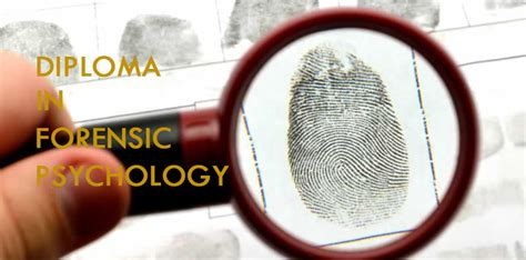 DIPLOMA IN FORENSIC PSYCHOLOGY – The Behavioural Change Centre