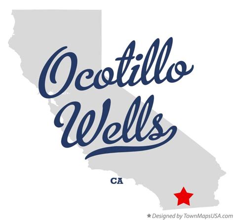 Map of Ocotillo Wells, CA, California