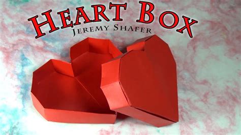Origami Heart Box - YouTube